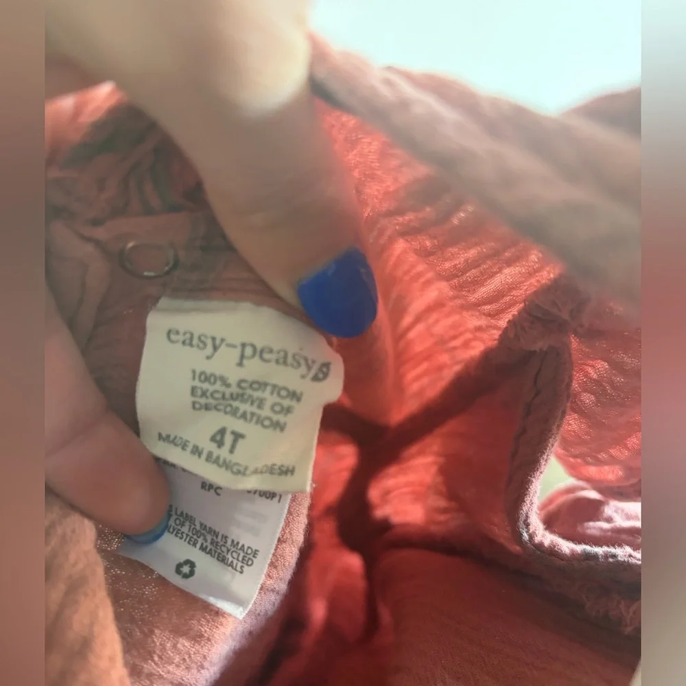 Pink Ruffled Kids Romper - Picture 3 of 4